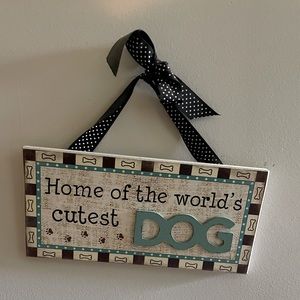 🍁 10/$10 clearance 🍁 dog sign